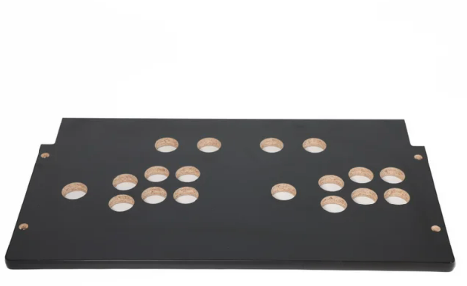 arcade1up control panel with T-mold Black Melamine