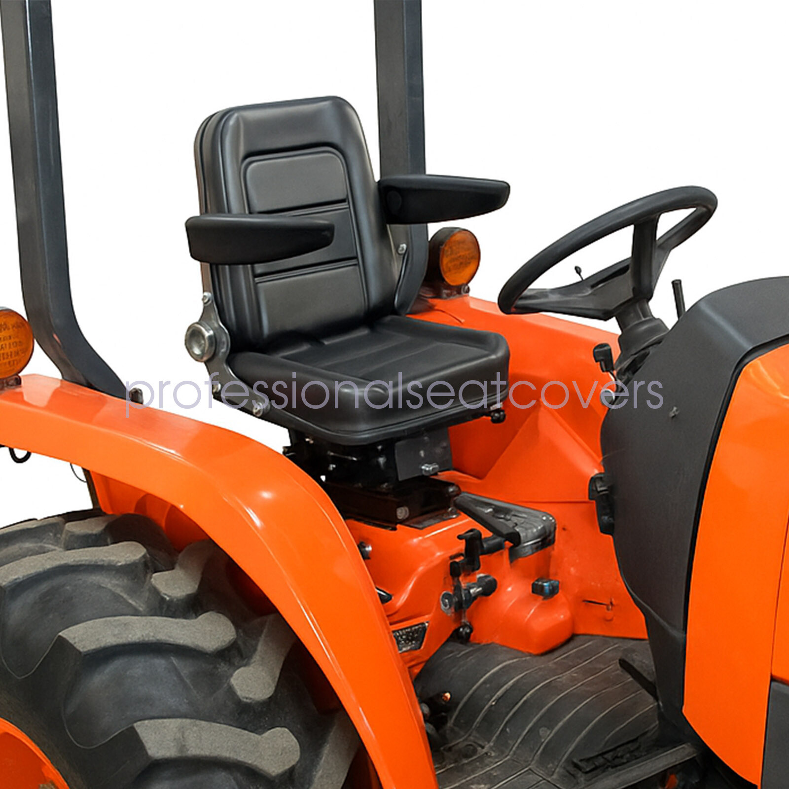 Universal Tractor Seat W/Armrest For Kubota L3130 L3240 L3430 L3540 L3830 L3940