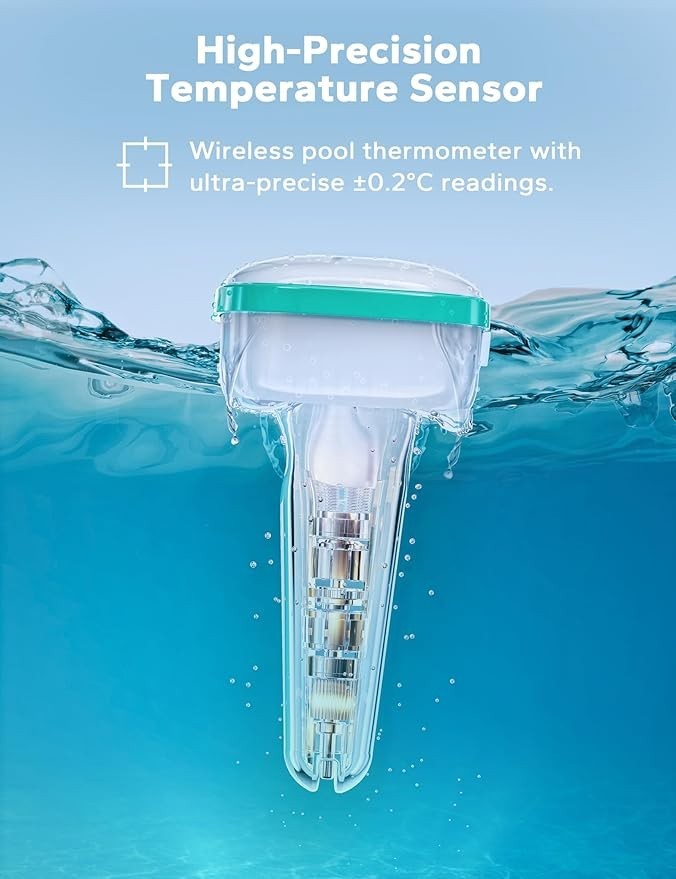 Wireless Floating Pool Thermometer - PoolHacker