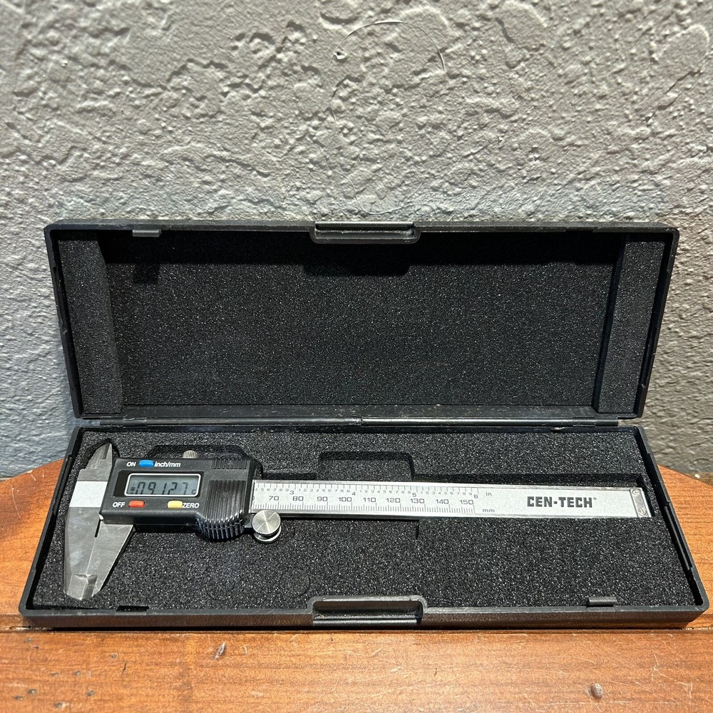 Cen-Tech 6” Digital Caliper & Case – Model #98563 – Precision Tool