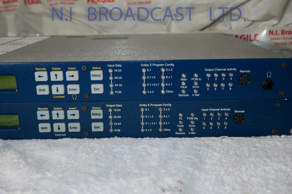 1x Dolby E DP571 encoder and 1x Dolby E dp572 decoder 