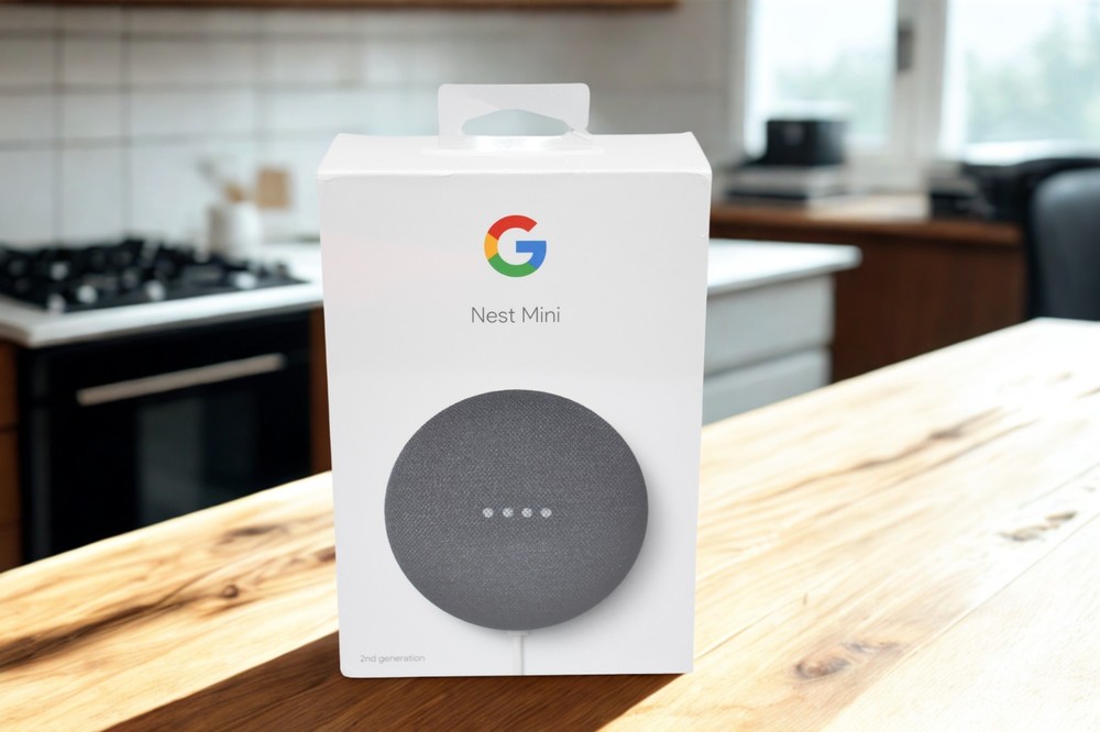 Google Nest Mini (2nd Generation) Smart Speaker Charcoal - NEW/SEALED