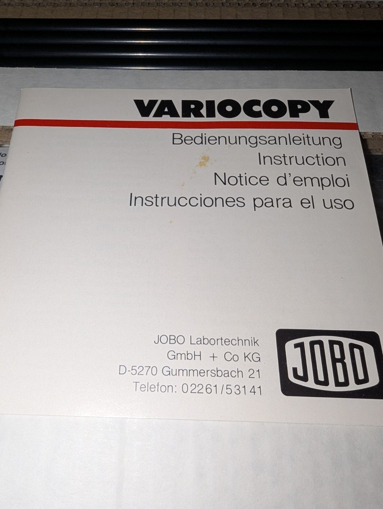 Jobo Variocopy 6820 - 20 x 25 Format