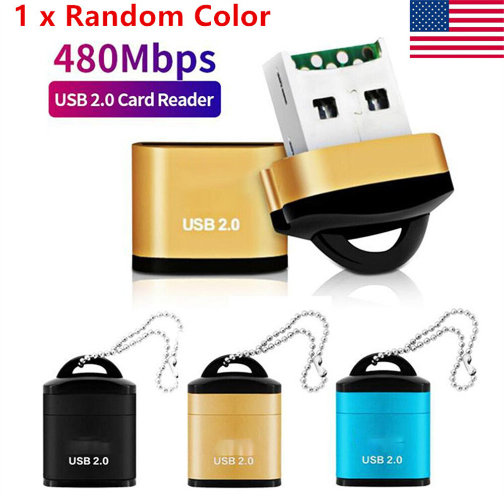 Memory Card Reader To USB 2.0 Adapter for Micro SD SDXC SDHC TF Memory Card