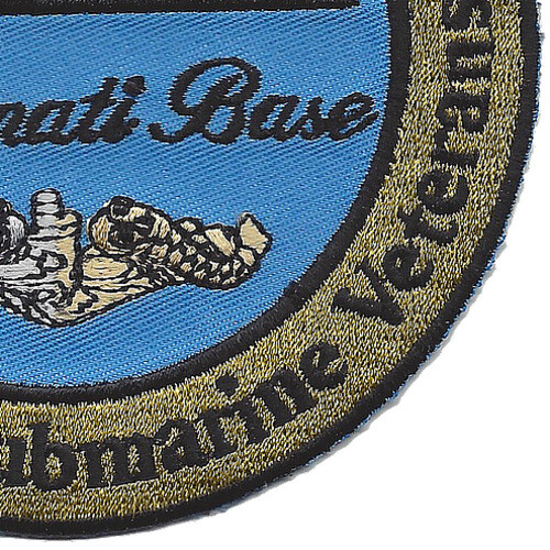 Submarine Cincinnati Subvettes Base Patch