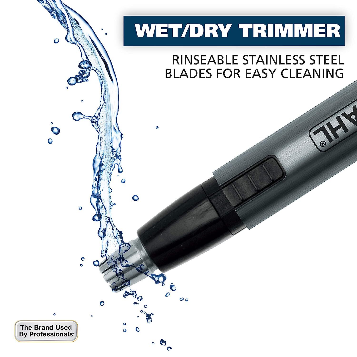 Wahl 5640-600 Micro Groomsman Battery Pen Trimmer/Detailer Eyebrow Neckline Ear