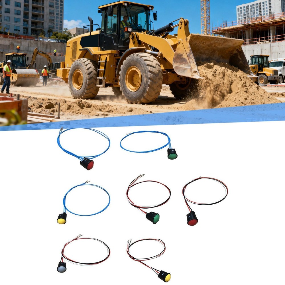 Excavators Joystick Push Button with Cable Control Handle Attachment Maintenance