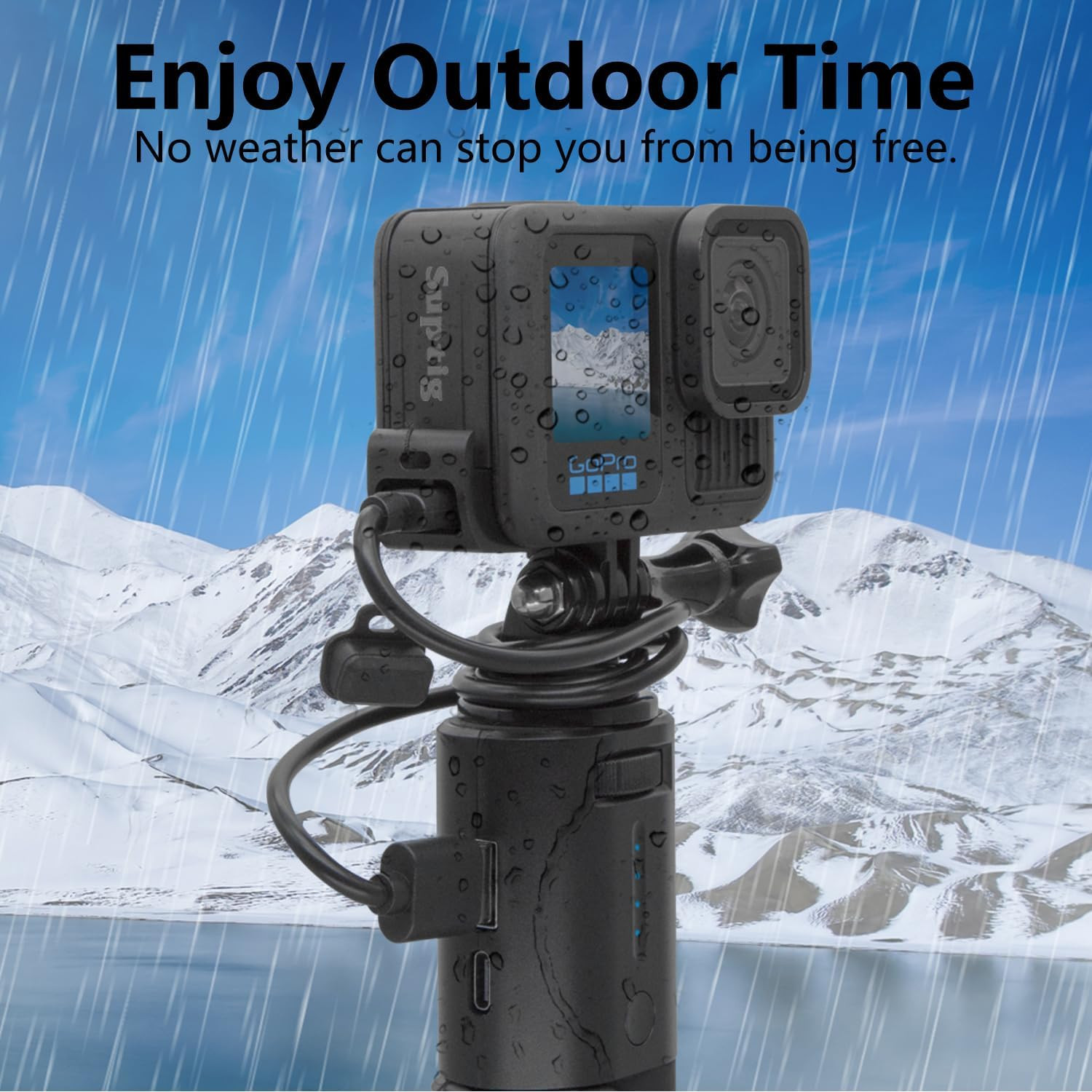 Upgraded Battery Door Cover, Replacement Side Door for Gopro Hero 13 Hero 12 Her