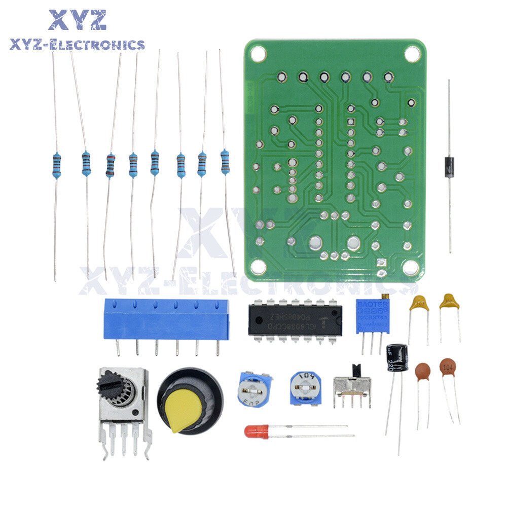 ICL8038 Monolithic Function Signal Generator Module DIY Kit Sine Square Triangle