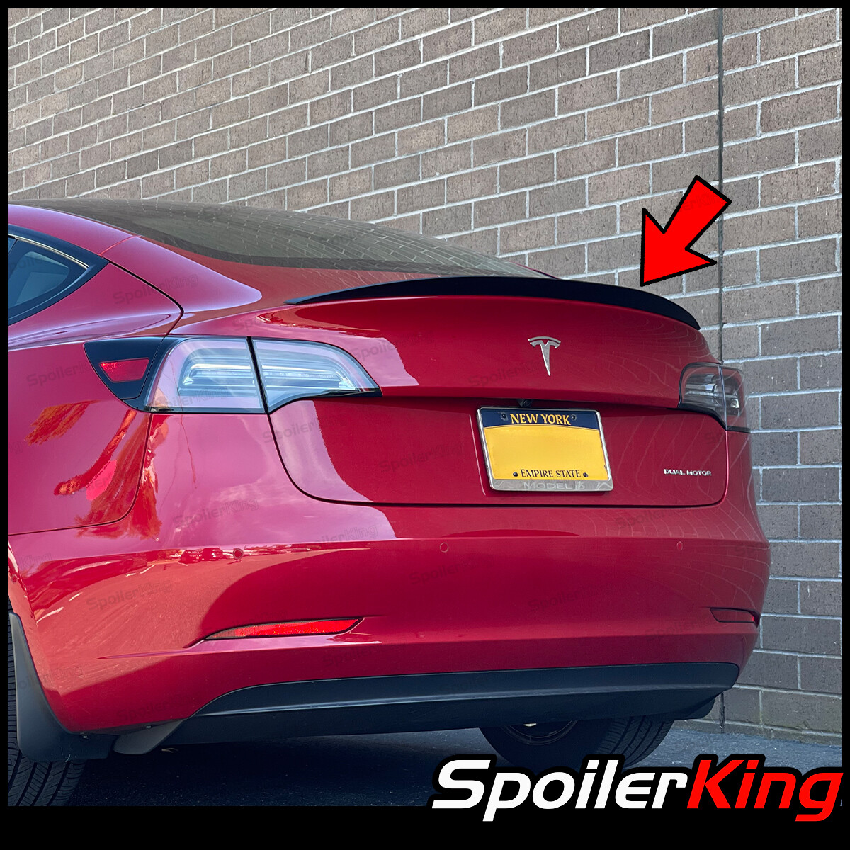 SpoilerKing 284K Universal 30"- 55" Custom Rear Polyurethane Trunk Spoiler Wing