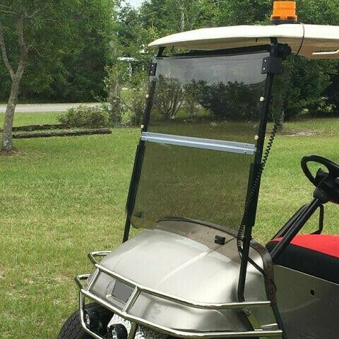Folding Golf Cart Tinted Windshield Windscreen For EZGO TXT 1994-2013 2014