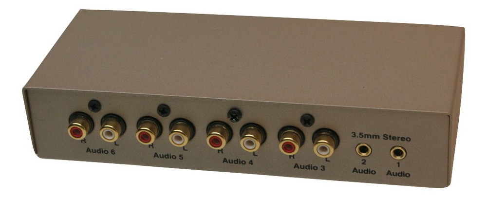 TEC TC-716 6-Way Stereo Source Selector; SILVER Version