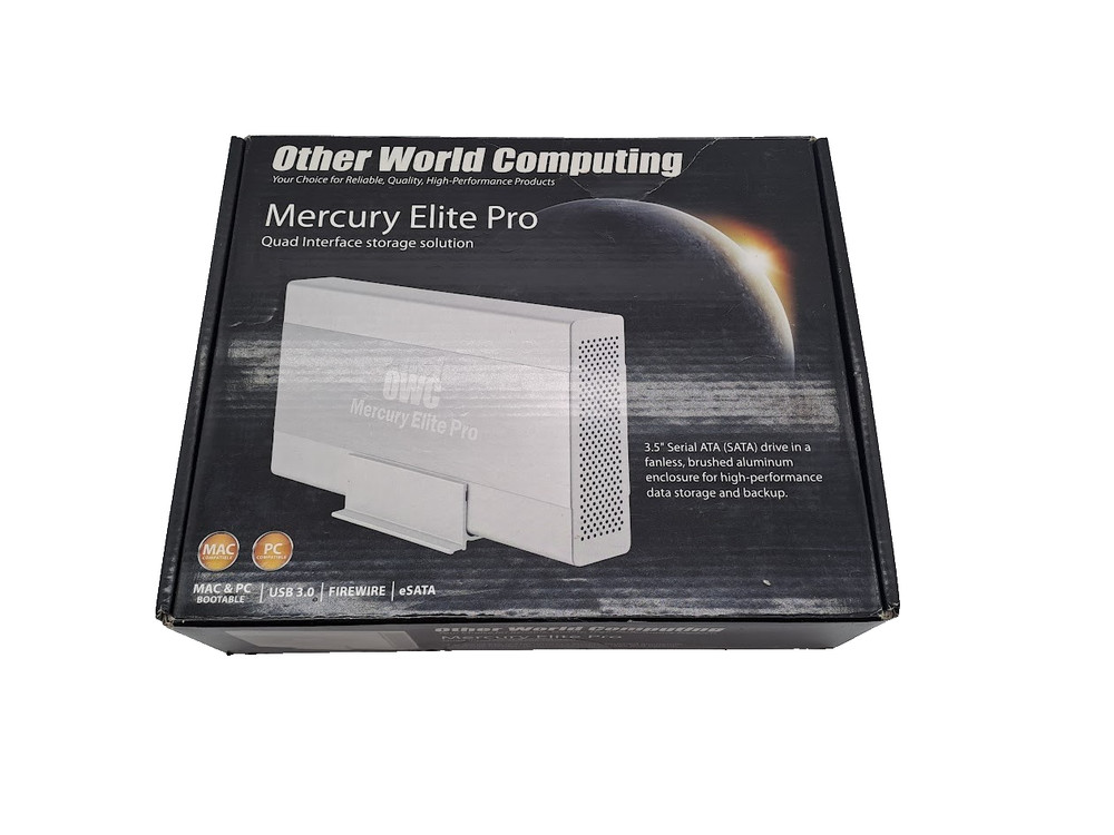 OWC Mercury Elite Pro Quad Interface 3.5" 1TB (SATA) Data Storage Backup