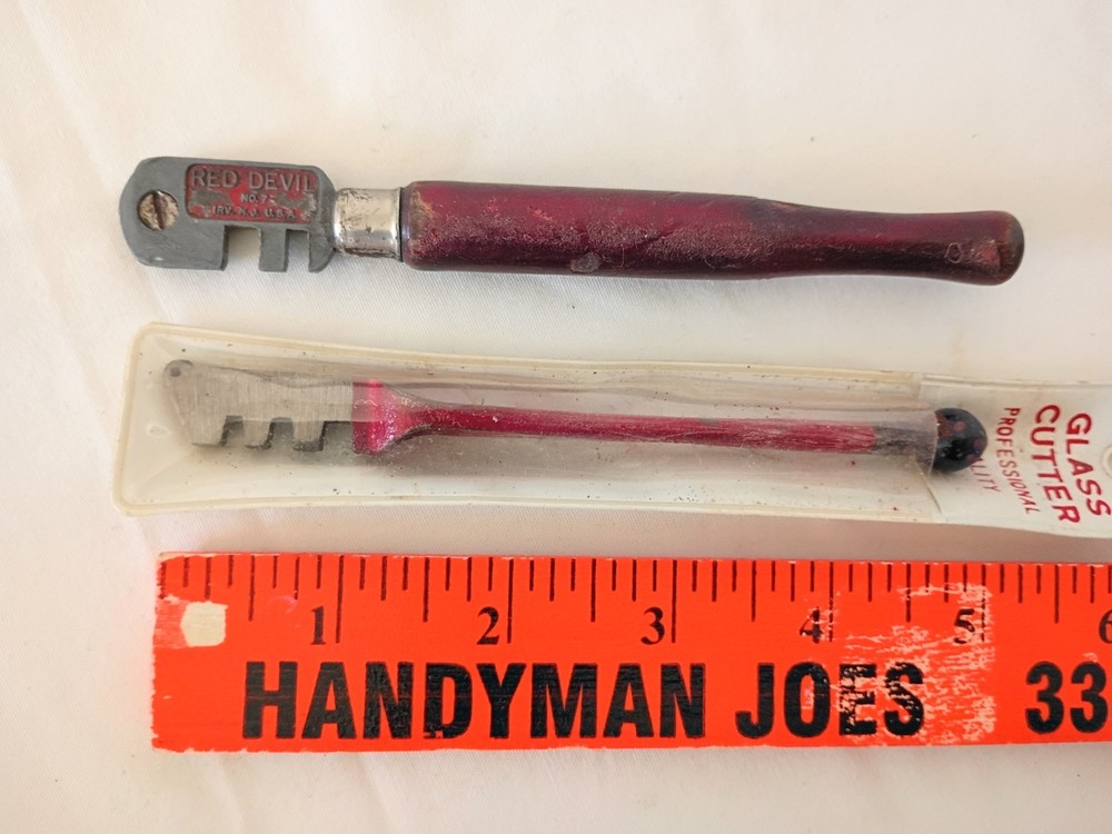 2 Vintage Glass Cutters EUC
