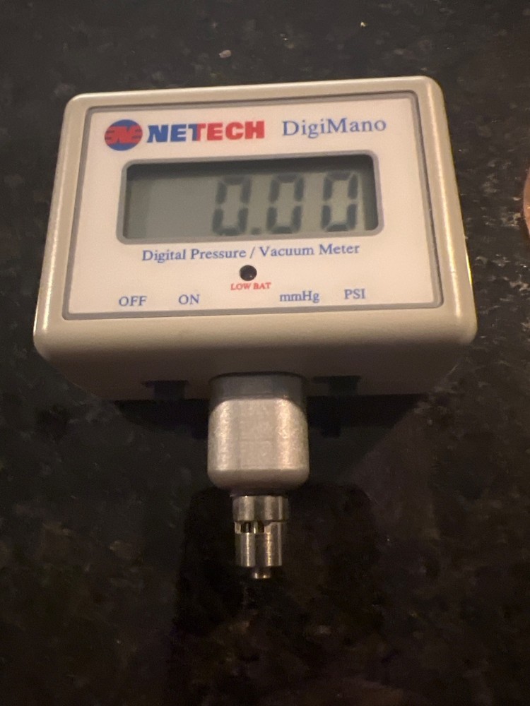 Netech Digimano 1000 Digital Pressure Vacuum Meter