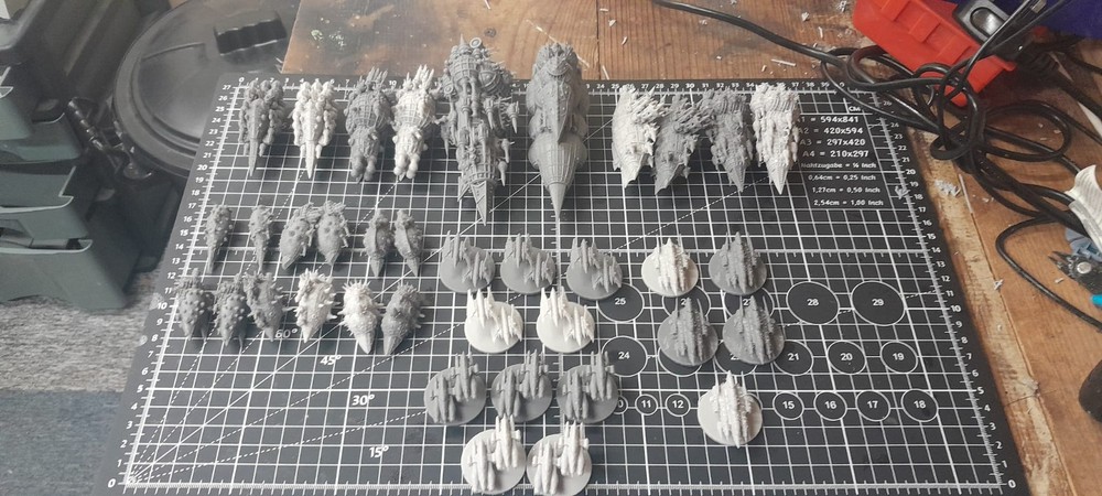 Grimdark  Warfleets Ratman Clans fleets, OPR,