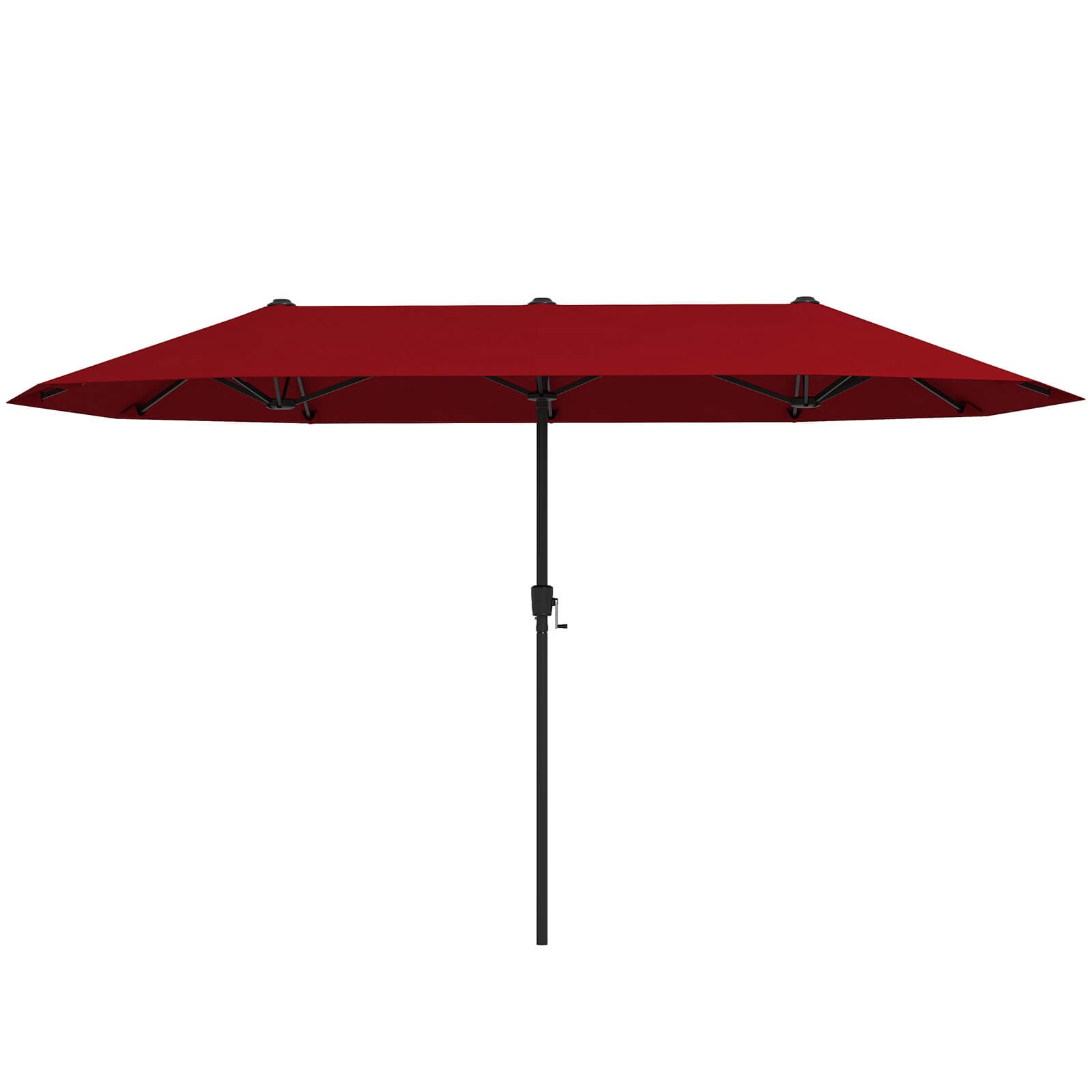 13 FT Large Patio Umbrella Outdoor Double-Sided Table Market Umbrella for Garden