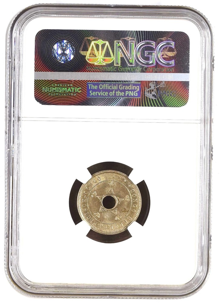 Belgian Congo 1926/5 - 5 Centimes NGC MS63
