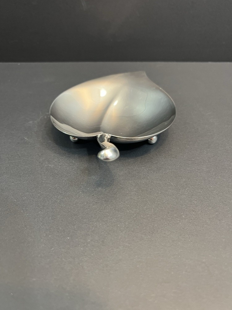Vintage FB Rogers Silver Leaf Candy Dish Footed Silverplate 1883