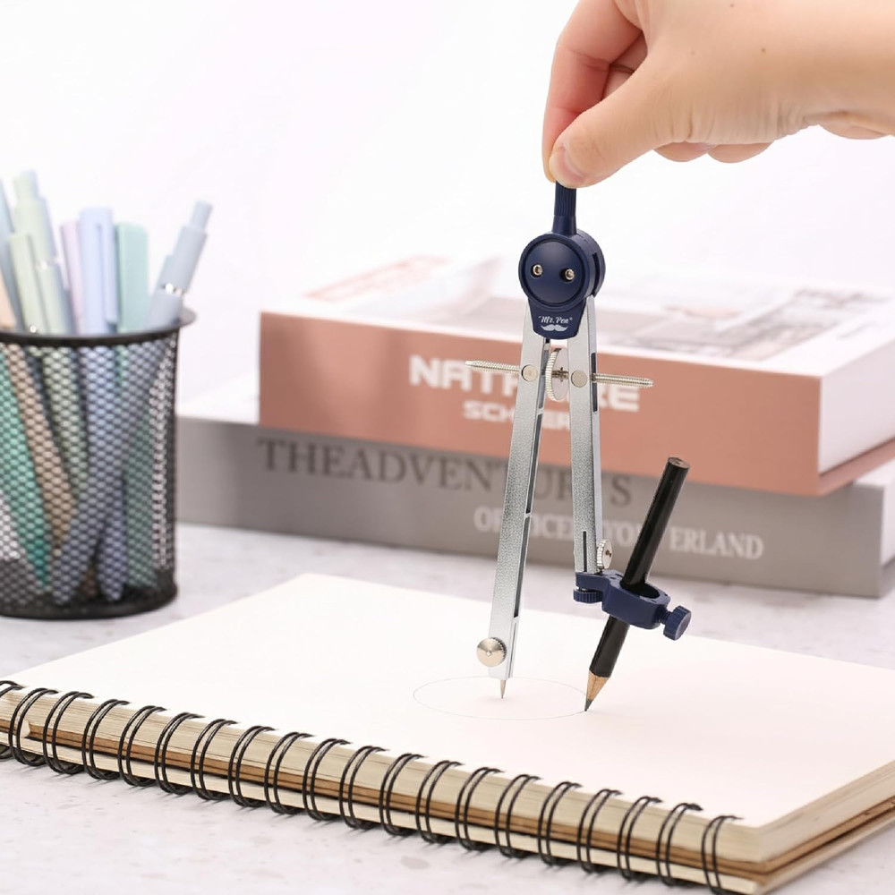 - Compass for Geometry, Compass with Pencil, Compass Drawing Tool, Drawing Compa