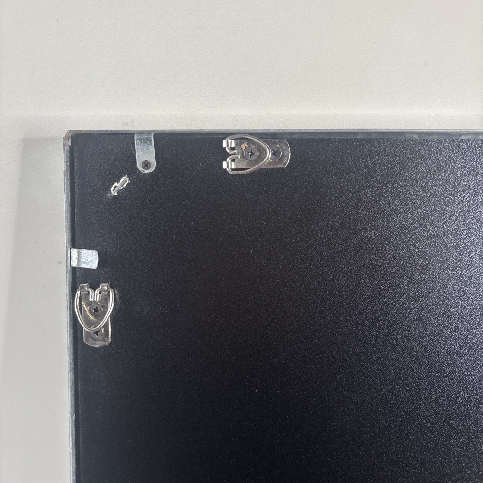 Rectangular Chalk Board with Galvanized Metal Frame,13x23in Blank And Silver