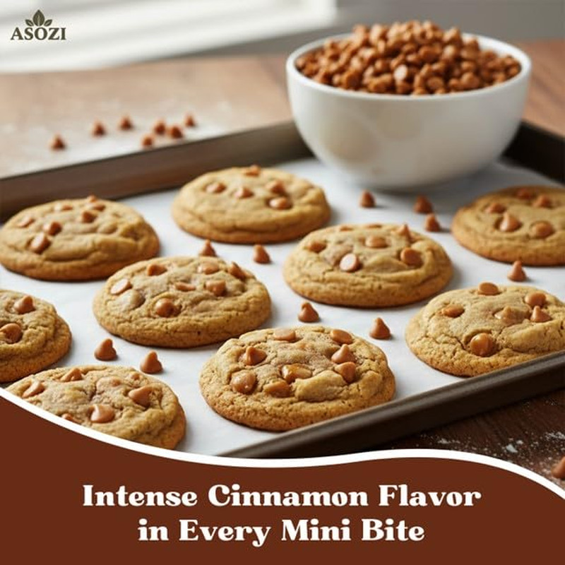 Cinnamon Chips for Baking 1Lb- Cinnamon Flavored Drops for Baking, Small-Sized B