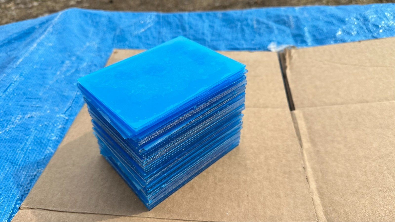 Lot 42 New Sheets 5-1/8" x 3-15/16"  Acrylic Clear Plexiglass 5.125x3.9375