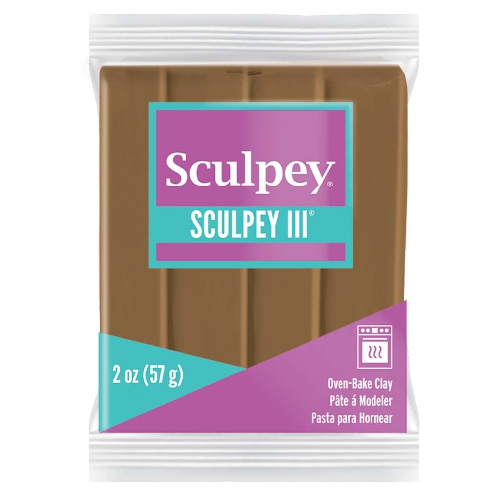 Sculpey III Oven-Bake Clay 2oz-Hazelnut