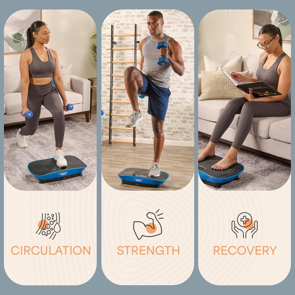 Lifepro Cosmo Vibration Platform Exercise Machine for Lymphatic Drainage