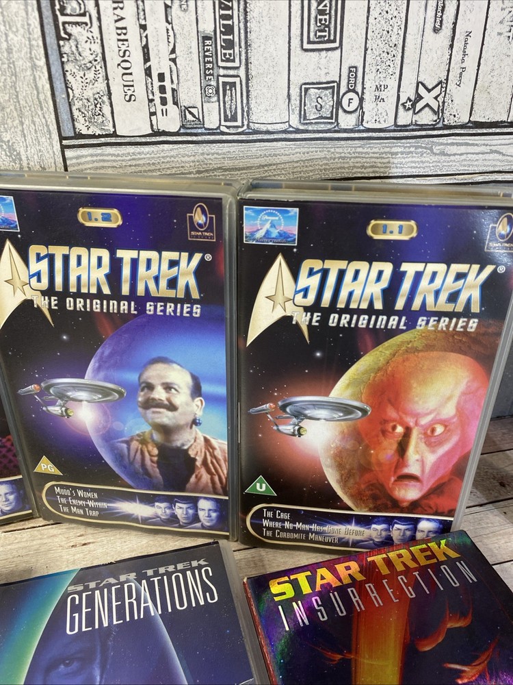 Star Trek VHS Tape Bundle