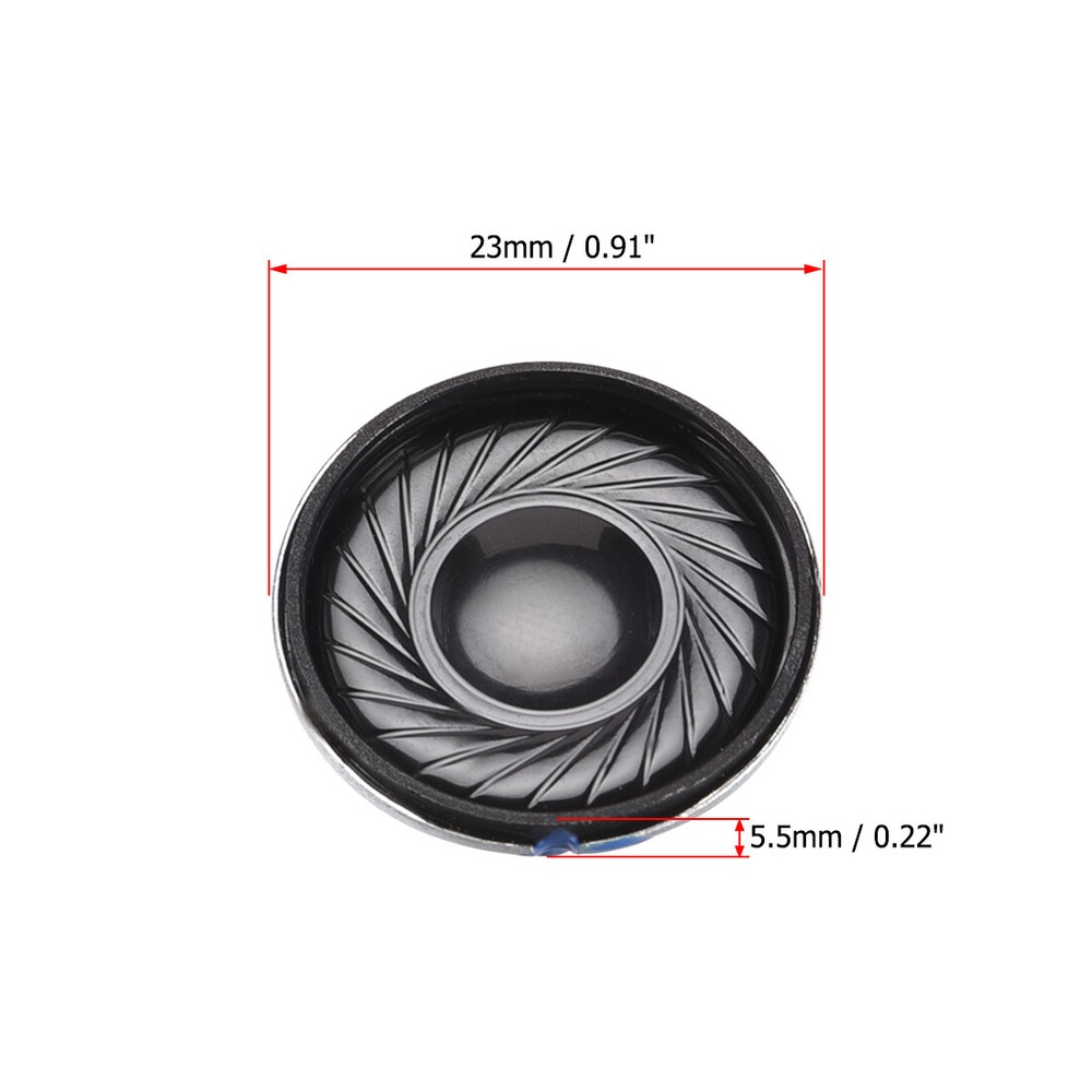 2W 8 Ohm Micro Internal Speaker Magnet Loudspeaker 23mm Dia 4pcs