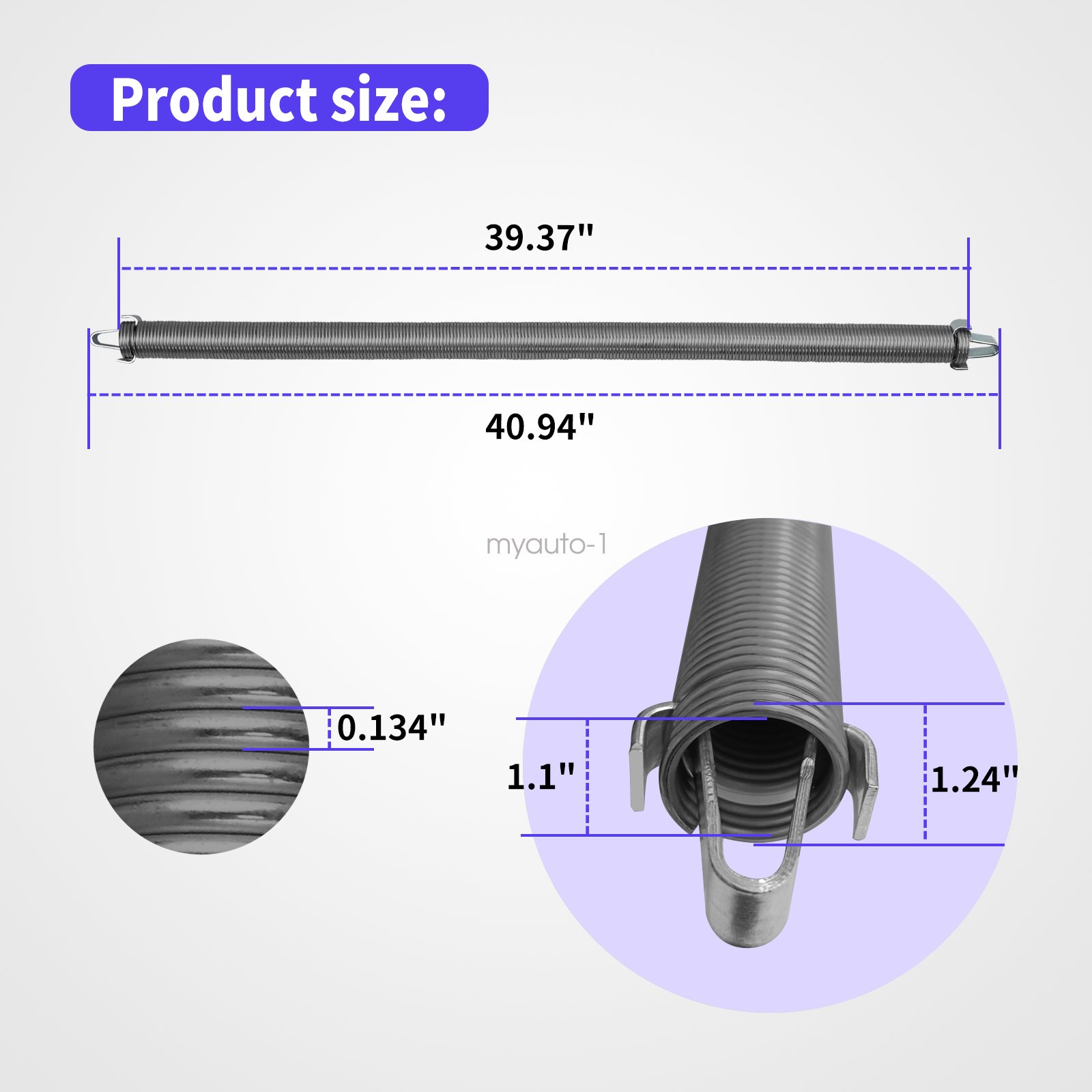 2x Post Driver Spring for Shaver HD8 & Work Saver HPD 16