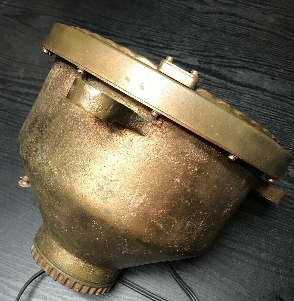 Antique Pelorus (Dumb Compass) Solid Bronze with Light