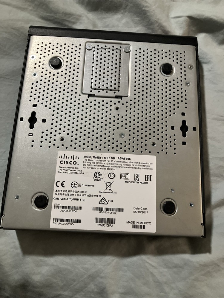 Cisco ASA 5506-X Network Security Firewall