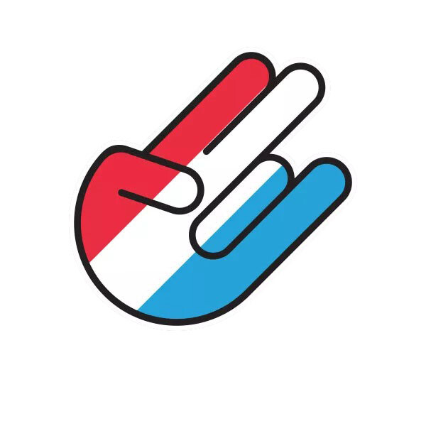 Luxembourger Shocker Sticker Decal