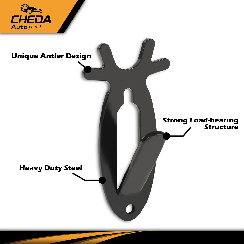 1/2/3/4/5/6Pcs Mount Wall Hanger Skull Hook Deer Antelope Antler Style- 20lb New