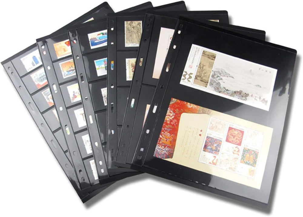 Compact and Professional 20 Sheet Stamp Pages - Enhance Your Collection Display