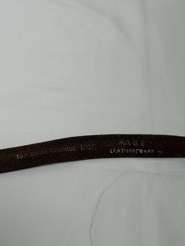 AA & E TOP GRAIN COWHIDE Rifle Sling USA Eagle Flag