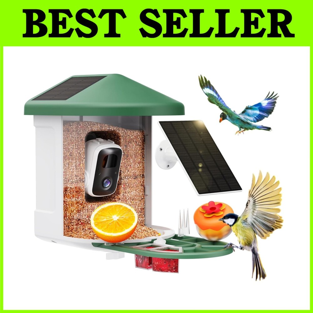 Smart Birdhouse Camera with Arrival Notifications