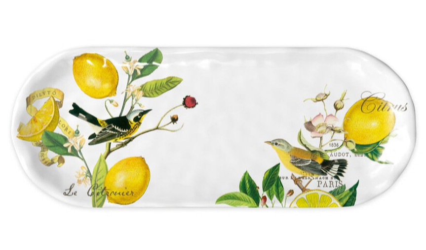 Michel Design Works - Lemon Basil Melamine Accent Tray