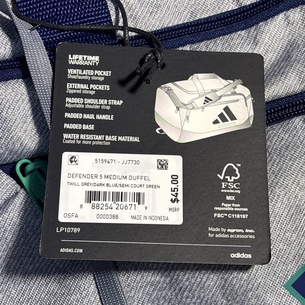 adidas defender 5 medium duffel bag
