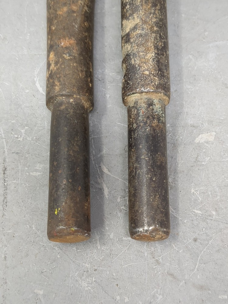 Vintage 2 Pc Air Hammer Flat Chisel Bit Set Pneumatic Tool Accessories