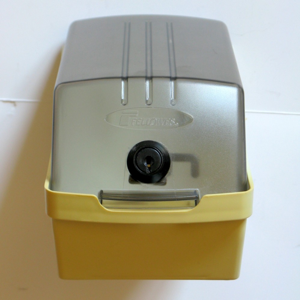Fellowes 3.5" Floppy Disk File, Storage Case, Key Locking, Holds 40 Disks