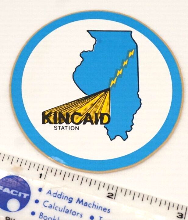 Coal Mining Sticker Kincaid Station Illinois