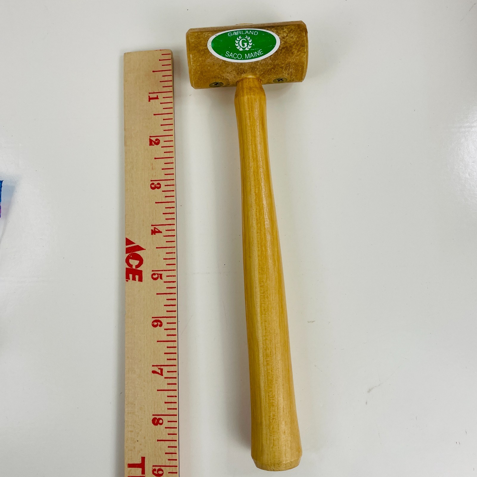 Garland Rawhide Mallet Saco, Maine Jewelry Making Instrument Repair Leatherwork