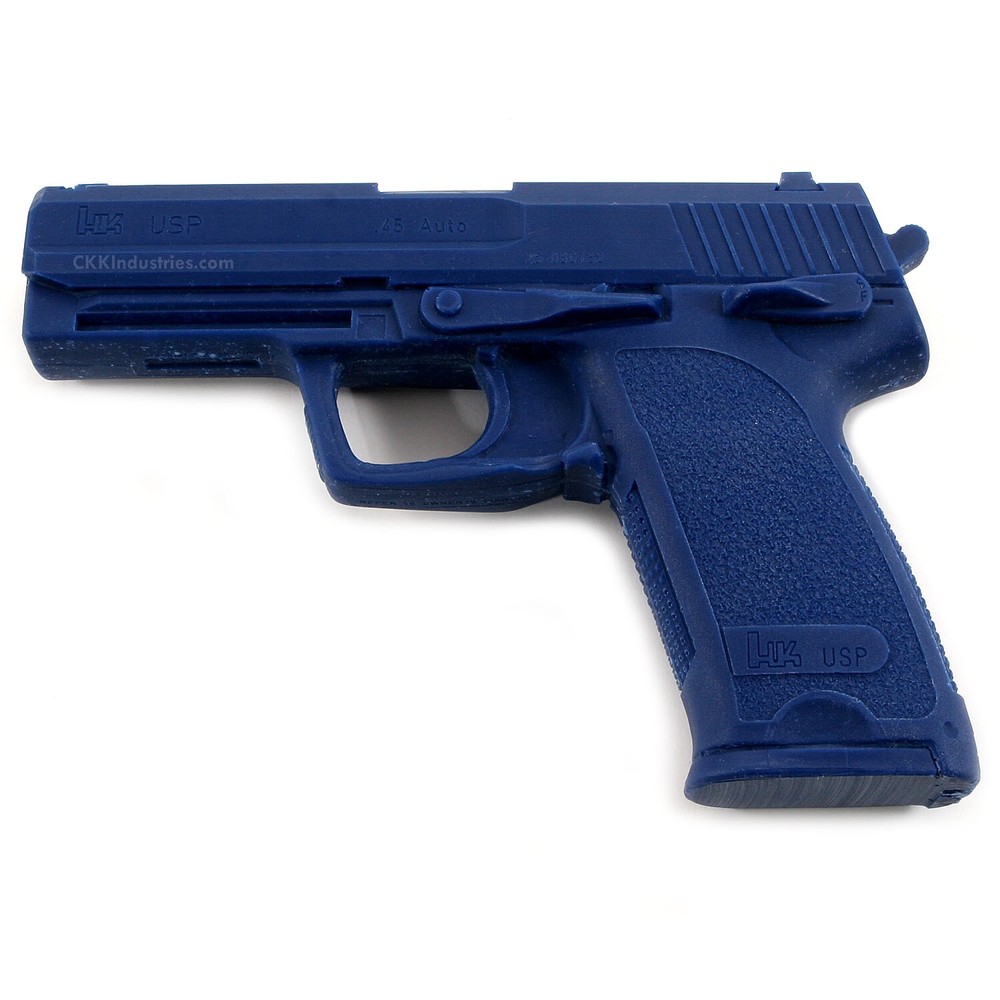 Blue Training Prop for H&K USP .45 - Solid Resin - Not a Gun