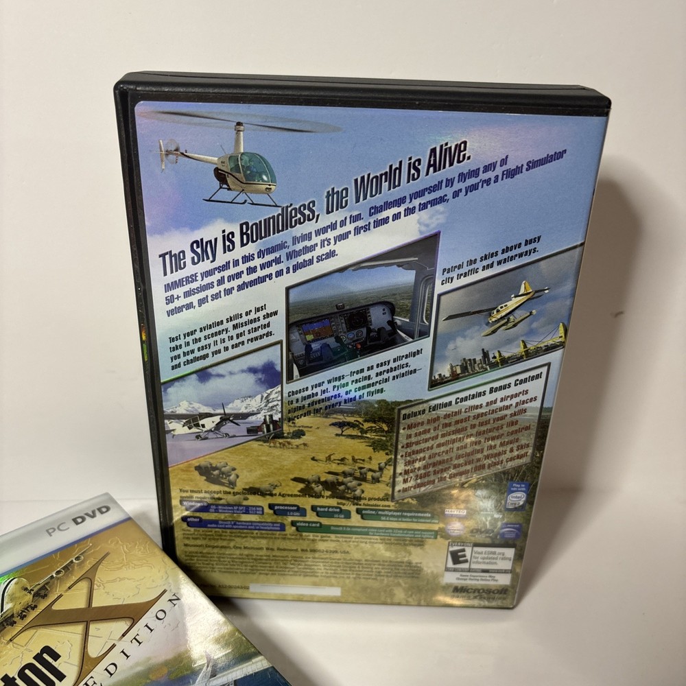 Microsoft 2006 Flight Simulator X Deluxe Edition PC Game Windows