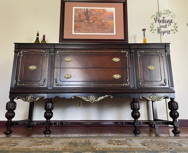 Vintage Jacobean Buffet