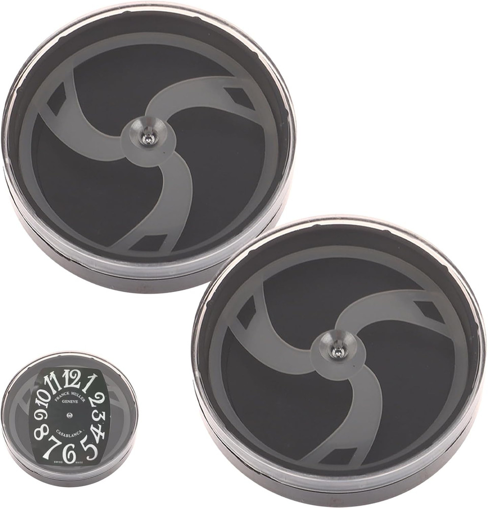 TECHPLUS 2Pcs Portable Watch Storage Box for Watch Dials – Dust and Scratch Prot