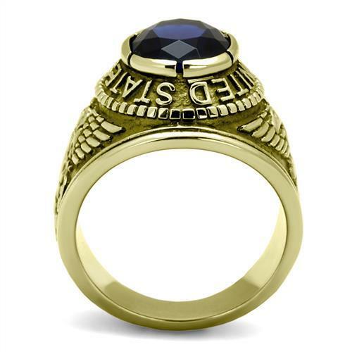 United States US NAVY Ring - USN Seals Military Rings - Surplus of Silver & Gold